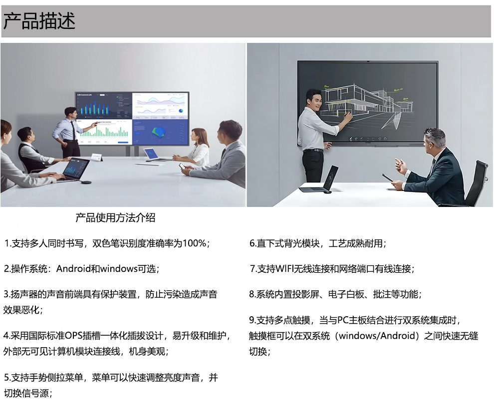 會(huì)議LEDD一體機(jī)描述